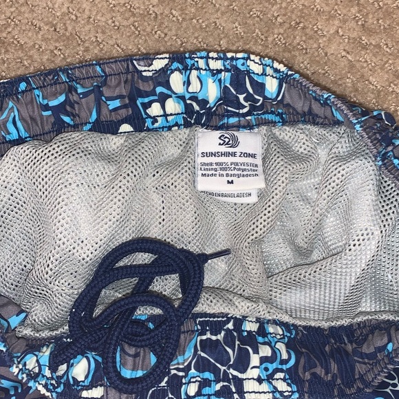 Blue Men’s Swim Shorts - Picture 3 of 3